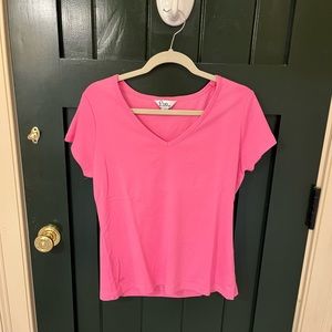 Lilly Pulitzer pink 100% cotton top